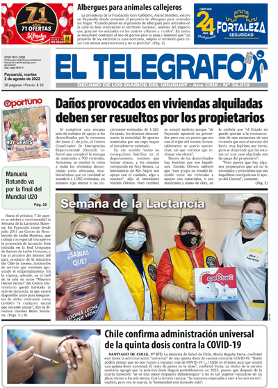 Edición 02 08 2022 Diario El Telégrafo