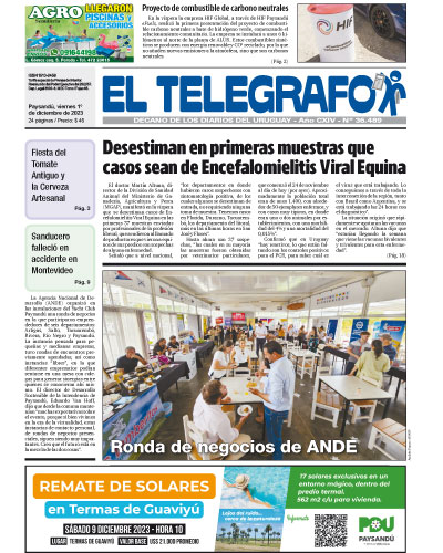 Edición 01 12 2023 Diario El Telégrafo