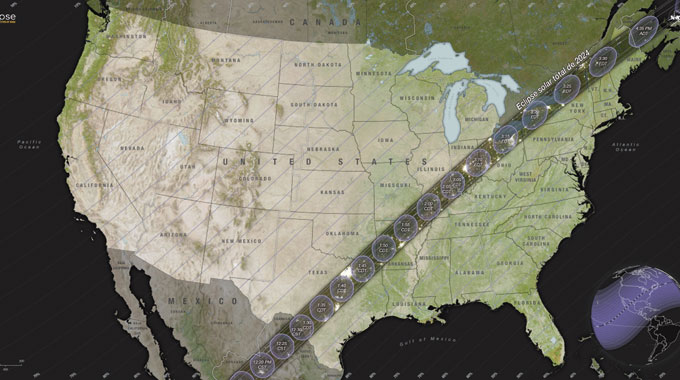 Gran expectativa en Norteamérica por el eclipse solar de este lunes