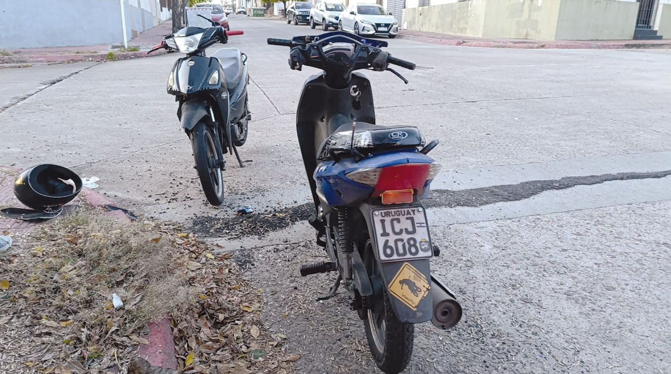 Choque Entre Motos Dej Un Lesionado Diario El Tel Grafo