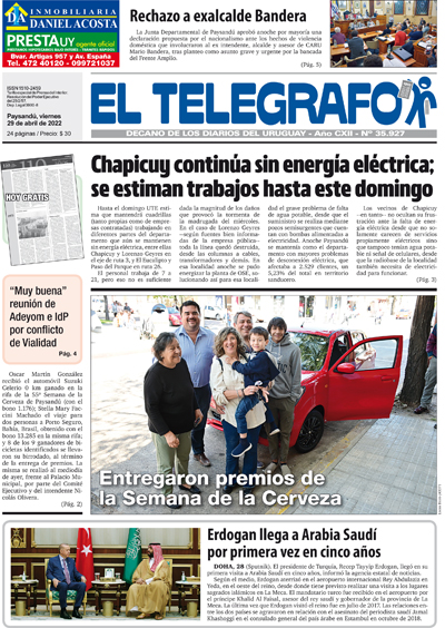 Edición 29042022 Diario El Telégrafo 6683